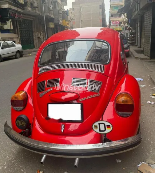 فولكس فاغن بيتل 1981 أحمر مستعملة للبيع - 3