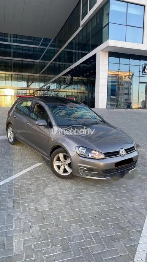 فولكس فاغن جولف 7 2014 رمادي مستعملة للبيع - 2