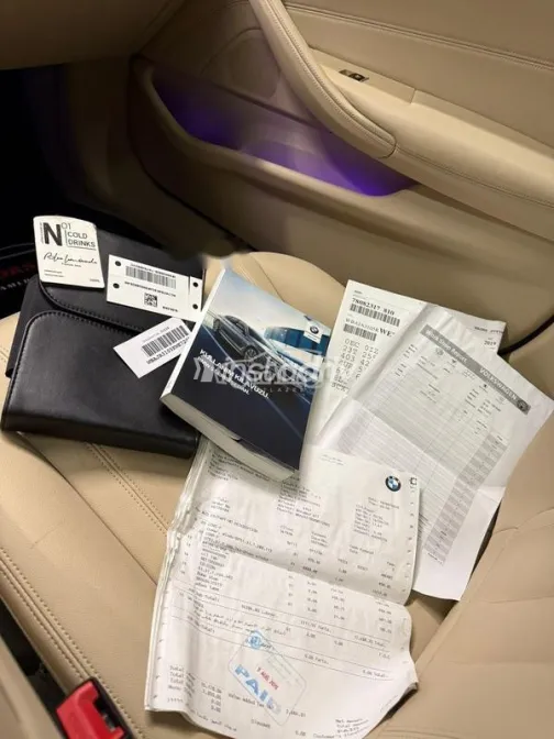 بي ام دبليو 520 2019 أبيض مستعملة للبيع - 10