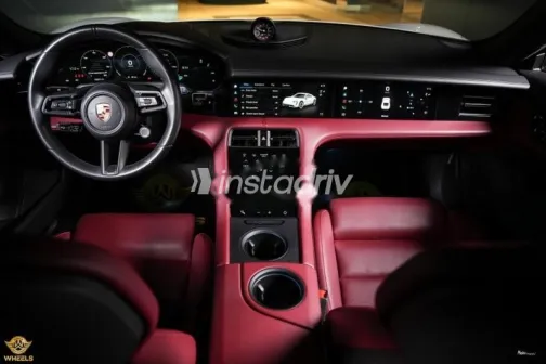 بورش تايكان 2024 رمادي مستعملة للبيع - 4