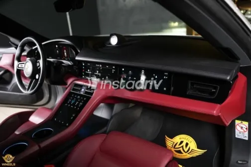 بورش تايكان 2024 رمادي مستعملة للبيع - 8