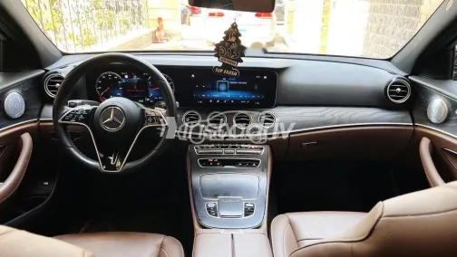 مرسيدس E 200 AMG 2023 أسود مستعملة للبيع - 5