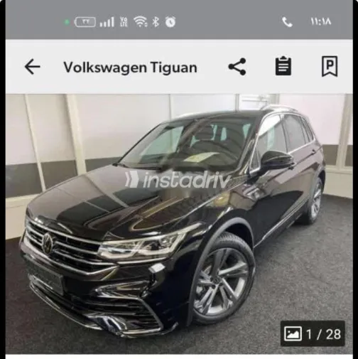 فولكس فاغن تيجون 2023 أبيض مستعملة للبيع - 1