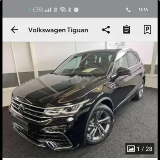 فولكس فاغن تيجون 2023 أبيض مستعملة للبيع