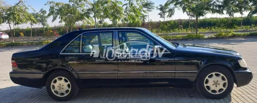 مرسيدس S 320 1993 أسود مستعملة للبيع - 4