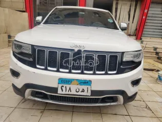 جيب جراند شيروكي 2014 أبيض مستعملة للبيع