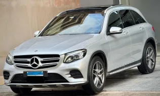 مرسيدس GLC 250 2019 أبيض مستعملة للبيع