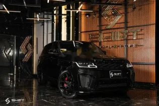 لاند روفر رنج روفر سبورت 2022 أسود مستعملة للبيع