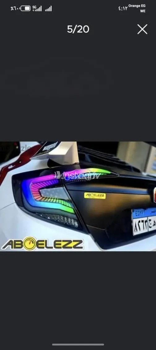 Honda Civic 2019 White Used for Sale - 5