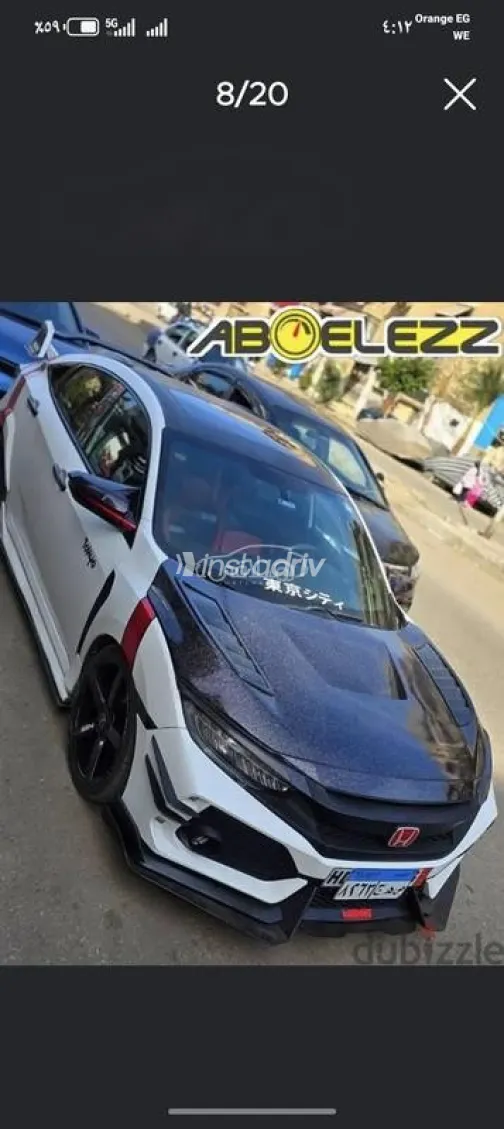 Honda Civic 2019 White Used for Sale - 8