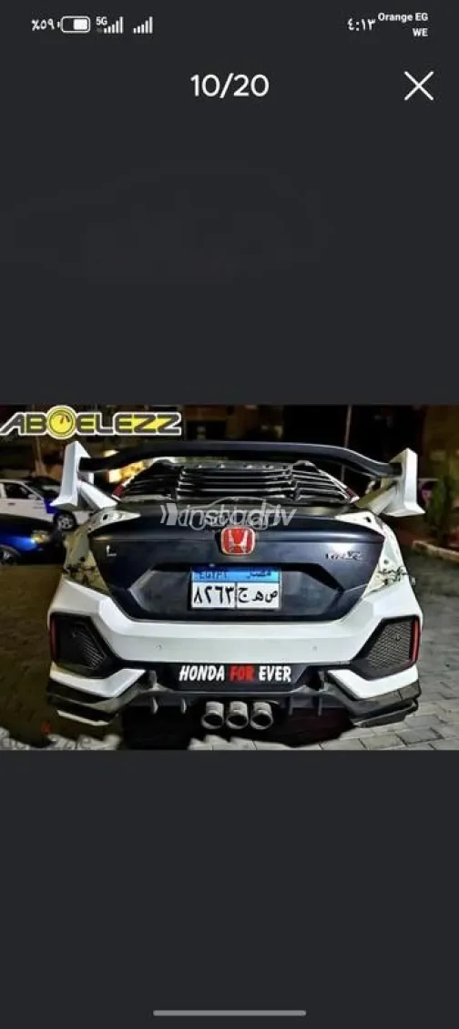 Honda Civic 2019 White Used for Sale - 10