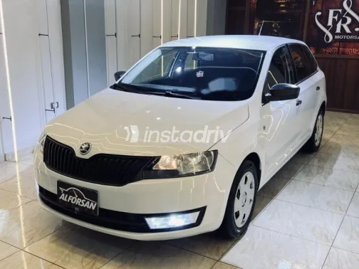 Skoda Rapid 2015 White Used for Sale - 5