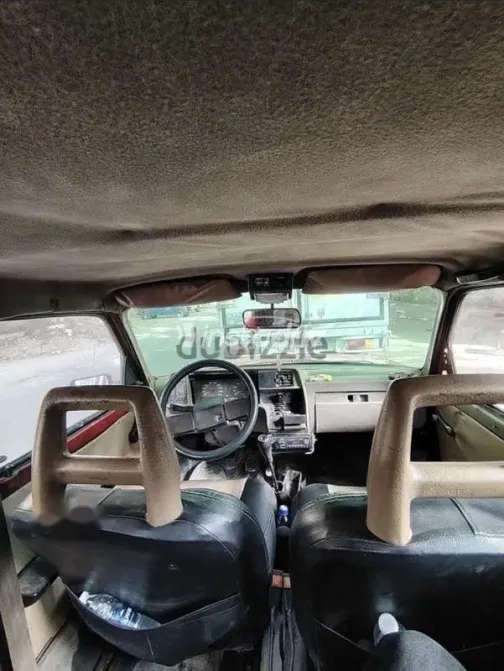 فيات 127 1987 أحمر مستعملة للبيع - 4