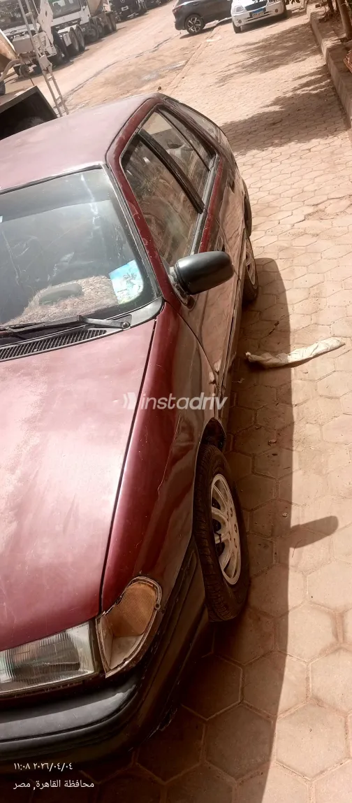 هيونداي اكسيل 1994 أبيض مستعملة للبيع - 3