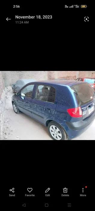 هيونداي جيتز 2008 أبيض مستعملة للبيع