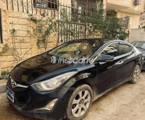 هيونداي إلنترا ام دى 2015 أسود مستعملة للبيع - 2