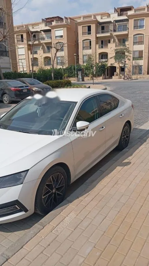 سكودا اوكتافيا 2024 أبيض مستعملة للبيع - 3