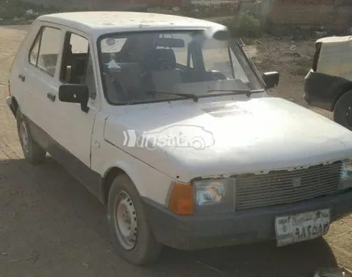 فيات 127 1983 أبيض مستعملة للبيع - 1