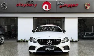 مرسيدس C 180 2019 أبيض مستعملة للبيع