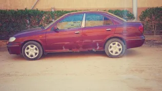 Nissan Sunny 2007 Dark Red Used for Sale