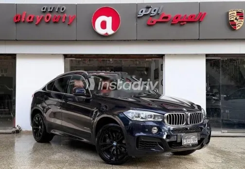 بي ام دبليو X6 2017 أزرق غامق مستعملة للبيع - 2