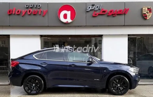 بي ام دبليو X6 2017 أزرق غامق مستعملة للبيع - 3