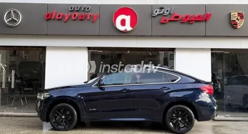 بي ام دبليو X6 2017 أزرق غامق مستعملة للبيع - 4