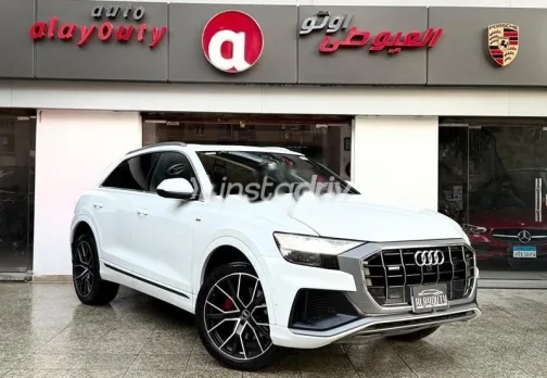 اودي Q8 2021 أبيض مستعملة للبيع - 8