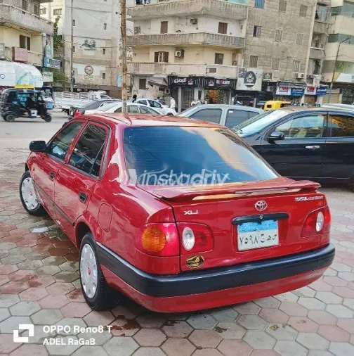 تويوتا كورولا 1999 أحمر مستعملة للبيع - 10