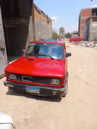 فيات 128 1990 أحمر مستعملة للبيع
