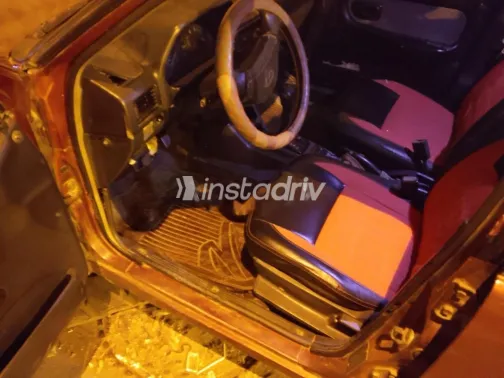 هيونداي اكسيل 1994 أحمر غامق مستعملة للبيع - 9