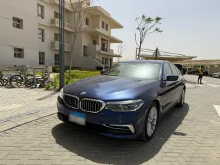 بي ام دبليو 520 2020 أبيض مستعملة للبيع