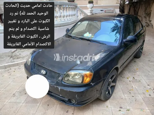 هيونداي فيرنا 2012 أسود مستعملة للبيع - 4