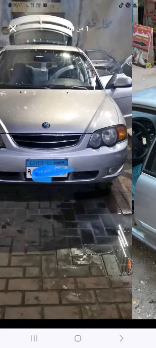 كيا سبكترا 2001 أبيض مستعملة للبيع