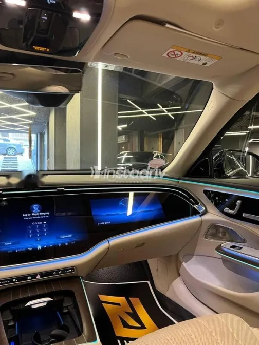 Mercedes E 200 AMG 2024 Black Used for Sale - 1