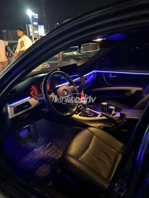 بي ام دبليو 318 2009 رمادي غامق مستعملة للبيع - 3