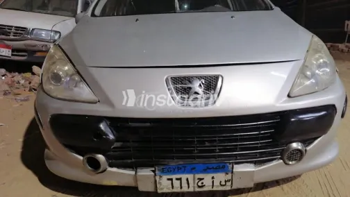 بيجو 307 2007 رمادي مستعملة للبيع - 2