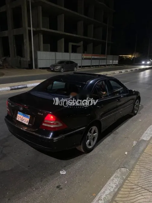 مرسيدس C 230 2007 أسود مستعملة للبيع - 1