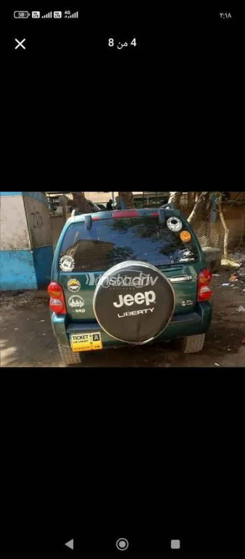 جيب ليبيرتى 2002 بترولي مستعملة للبيع - 5