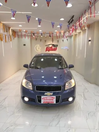 شيفروليه افيو 2019 أزرق غامق مستعملة للبيع