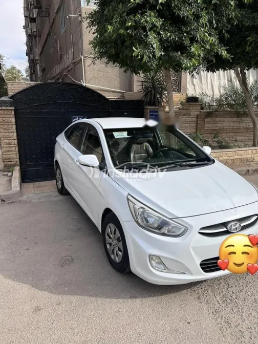 هيونداي اكسنت RB 2017 أبيض مستعملة للبيع - 2