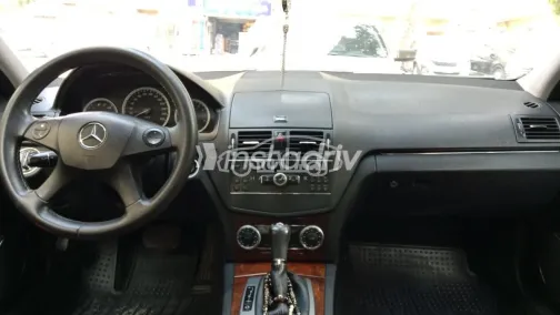 مرسيدس C 180 2009 أسود مستعملة للبيع - 6