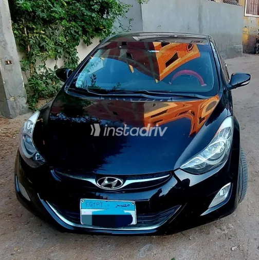 هيونداي افانتي 2012 أسود مستعملة للبيع - 5