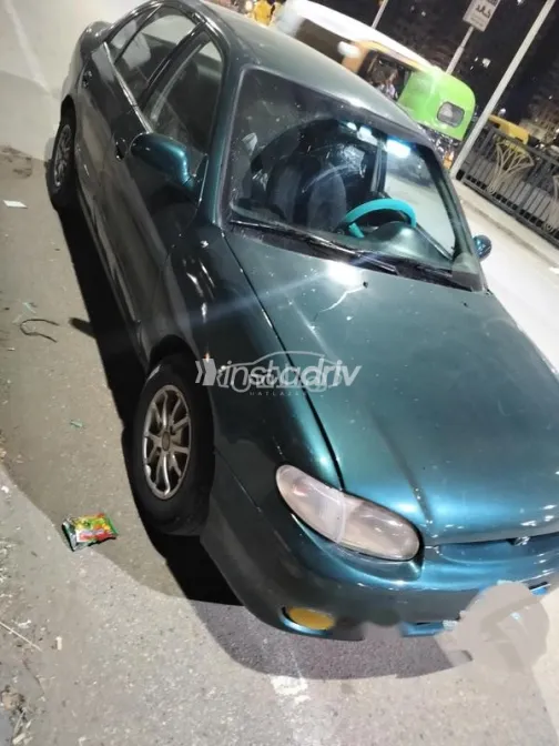 هيونداي اكسنت 2003 أخضر غامق مستعملة للبيع - 5