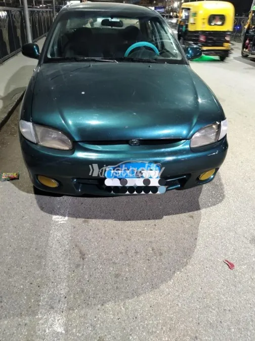 هيونداي اكسنت 2003 أخضر غامق مستعملة للبيع - 6