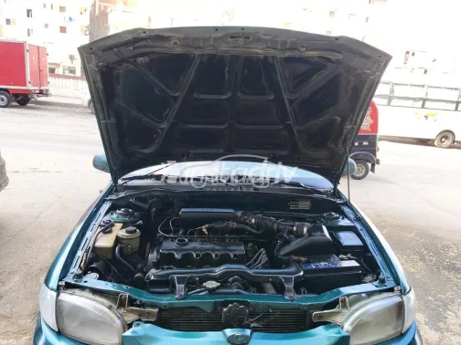 هيونداي اكسنت 2003 أخضر غامق مستعملة للبيع - 9