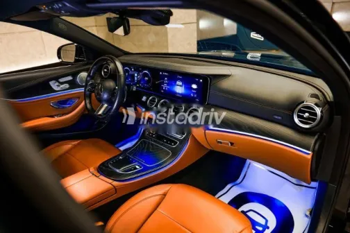 Mercedes E 200 2021 Black Used for Sale - 2