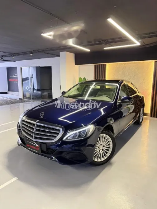 مرسيدس C 180 2016 أزرق غامق مستعملة للبيع - 3