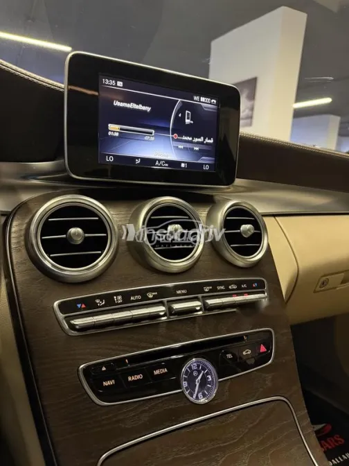 مرسيدس C 180 2016 أزرق غامق مستعملة للبيع - 8