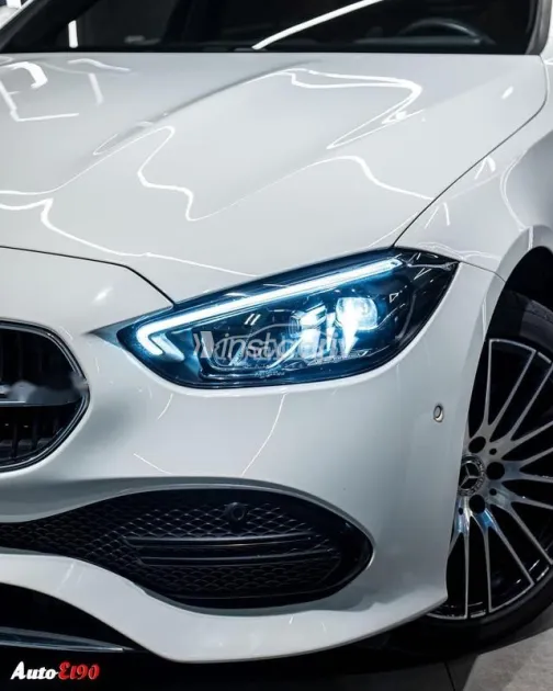 مرسيدس C 180 2023 أبيض مستعملة للبيع - 3